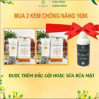 [SP CHÍNH HÃNG]  2 Hộp Kem Chống Nắng Vitamin C Chống Tia UV SPF50+ PA++++ 70ml [Mẫu Mới]