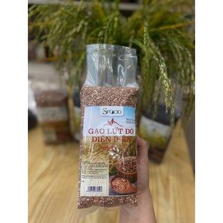 Gạo lứt đỏ SFOOD 1kg, gạo lứt Điện Biên