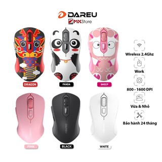 Chuột Máy Tính Không Dây DAREU LM115G Multi-Color Bảo hành 24 tháng MKStore