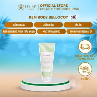 Kem Body BELLOCOY dưỡng trắng da, bật tone, chống nắng Hàn Quốc