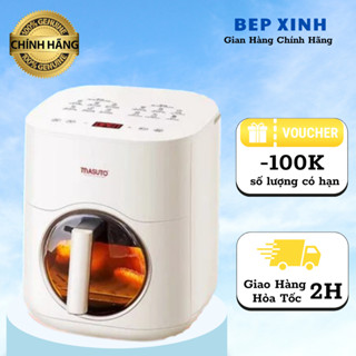 Nồi Chiên Không Dầu Masuto MSQueen, Nồi Chiên 2 Tầng Đốt Trên/Dưới, Bảo Hành Chính Hãng 12 Tháng