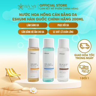 Nước hoa hồng cân bằng da, căng bóng toner Eshumi Hàn Quốc chính hãng 200ml