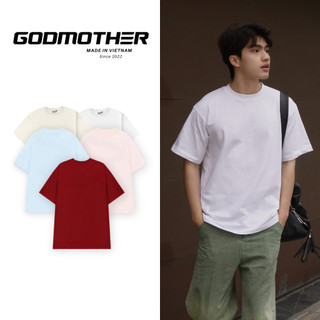 Áo Thun Trơn Cộc Tay Cotton 250gsm Summer Version Godmother 2024