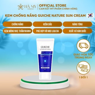 [CHÍNH HÃNG] Kem Chống Nắng GUICHE NATURE SUN CREAM 60ML SPF 50+ PA++++ Hàn quốc
