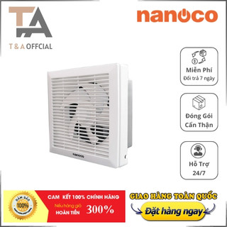 Quạt hút gắn tường 1 chiều Nanoco NWV2020