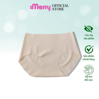 Quần lót su nữ iMERRY không viền không đường may cạp cao, thiết kế mặt sau nâng mông,vải mềm mại thoáng mát VQ031