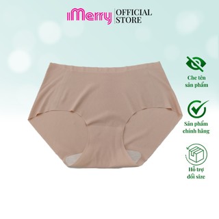 Quần lót su tăm nữ iMERRY cạp cao không viền mỏng nhẹ VQ042