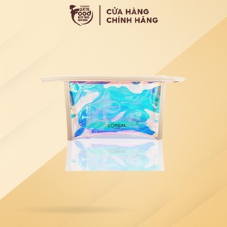 Hb gift] túi đựng mỹ phẩm hologram l'oreal paris