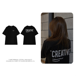 Áo ThunLocal Brand Unisex SILENCE T-SHIRT "Creative phản quang bạc", Áo Phông Unisex 100% Cotton 2 chiều Basic Tee