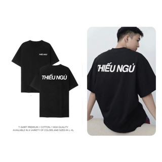 Áo Thun Local Brand Unisex SILENCE T-SHIRT / "THIẾU NGỦ", Áo Phông Unisex 100% Cotton 2 chiều Basic Tee