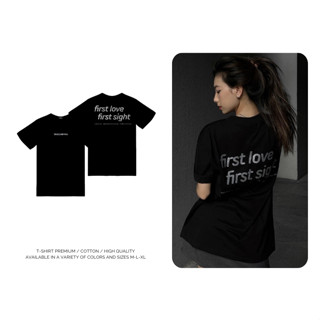 Áo ThunLocal Brand Unisex SILENCE T-SHIRT "FIRST LOVE BY THEGRIFFIN", Áo Phông Unisex 100% Cotton 2 chiều