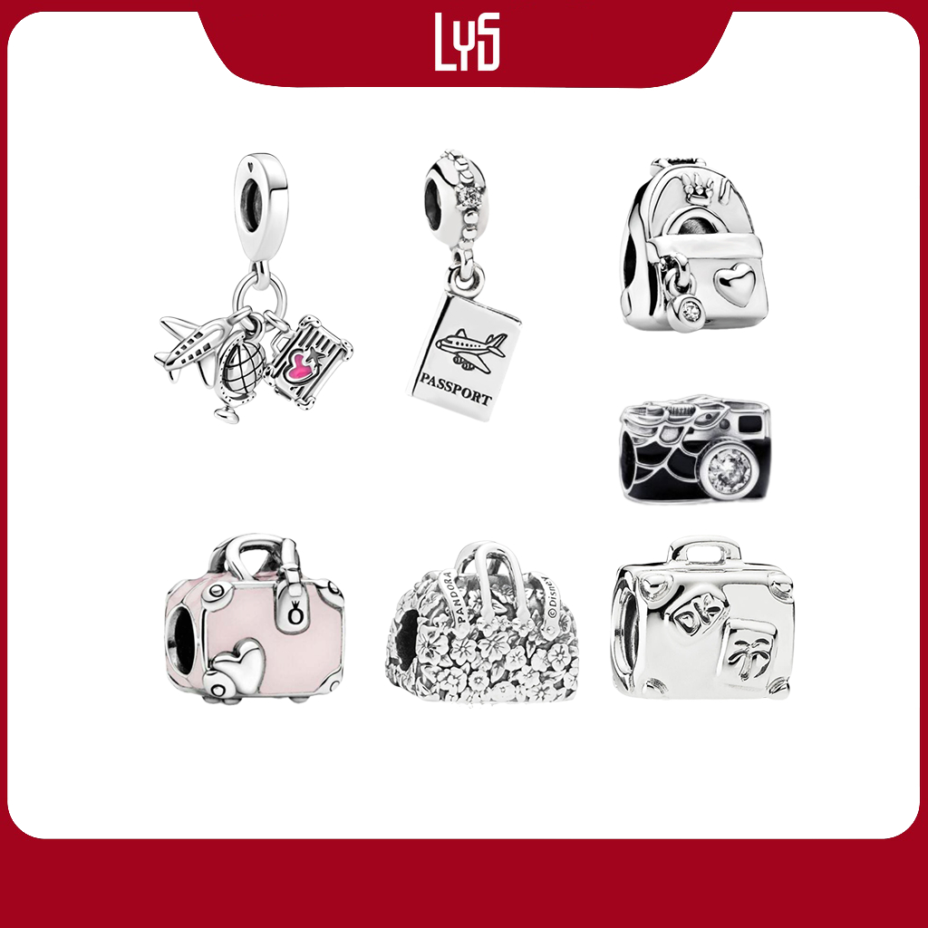 Bộ sưu tập charm Bạc Lys chủ đề du lịch - Charm Bạc S925 cao cấp