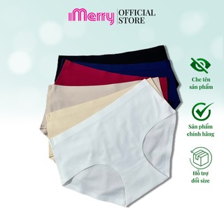 Combo 6 quần lót nữ su đúc thông hơi iMERRY cạp cao không đường may,không gây hằn vết,vải thông hơi,thoáng khí VQ029A