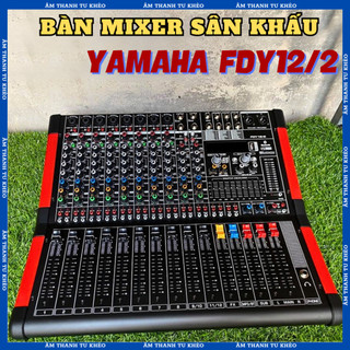 Mixer Yamaha FDY12/2, mixer karaoke, sân khấu, có line sub riêng, kết nối bluetooth