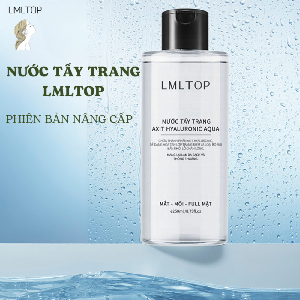NƯỚC TẨY TRANG AXIT HYALURONIC AQUA LMLTOP LÀM SẠCH SÂU AN TOÀN CHO DA