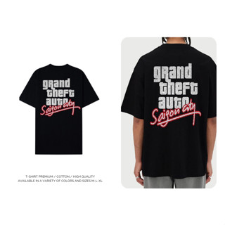 Áo Thun Local Brand Unisex SILENCE T-SHIRT “Grand Theft Auto Saigoncity”, Áo Phông Unisex 100% Cotton 2 chiều Basic Tee