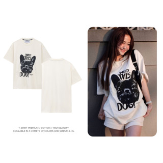 Áo phông Local Brand Unisex SILENCE T-SHIRT "DOGGO KREAM TEE" Áo Phông Unisex 100% Cotton 2 chiều Basic Tee