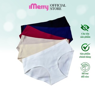 Combo 6 Quần lót nữ su đúc iMERRY cạp thấp thông hơi vải thoáng khí mềm mại co giãn nhiều thoải mái VQ029