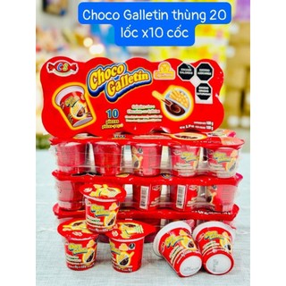 Bánh Que Chấm Socola Choco Galletin Set 10 Ly