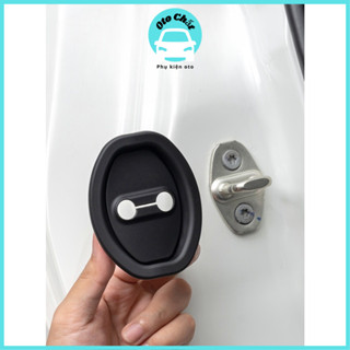 Combo 4 Miếng đệm silicon chống va đập chống xa đập cánh cửa xe mạnh có 2 màu đen trắng by pkotochat