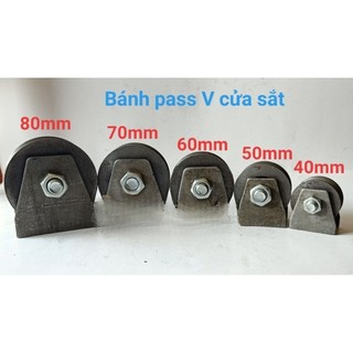 Bánh xe sắt rảnh V - Bánh xe cửa cổng - Bánh xe cửa lùa