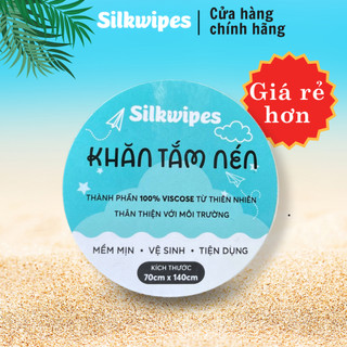Khăn Tắm Nén Cao Cấp Silkwipes 70cm x 140cm phù hợp đi du lịch - Mã KT1