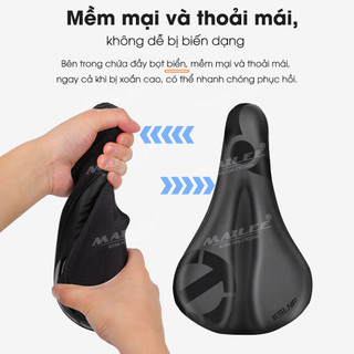 Vỏ Bọc Lót Yên Xe Đạp Thể Thao Thoáng Khí Với Bọt Biển Mềm Dày Cho Xe Đạp Địa Hình/ Xe Đạp Đua MLH