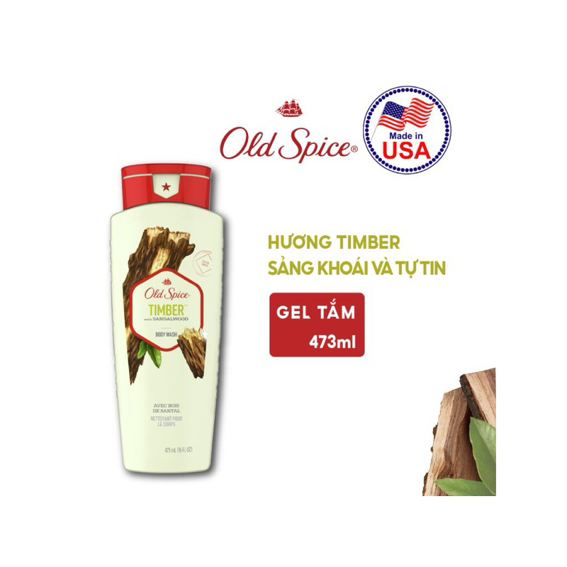Sữa Tắm Old Spice Timber 473ml