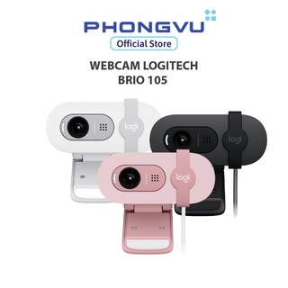 Thiết bị ghi hình/ webcam logitech brio 105 - bảo hành 36 tháng