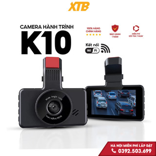 Camera Hành Trình Ô Tô K10 XETABON, Full HD 1080p Có Kết Nối Điện Thoại, Ghi Hình Trước Sau - Bảo Hành 1 Năm