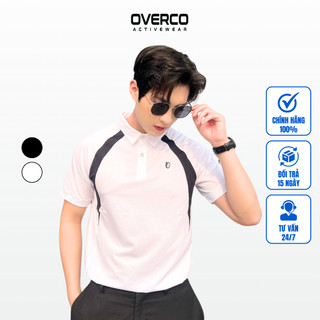 Áo thun polo nam mixcom chất vải poly thun lạnh mềm mịn thoáng mát co giãn 4 chiều overco - ppl242