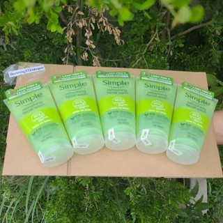 Combo 5 tuýp sữa rửa mặt simple refreshing facial wash 150ml x 5