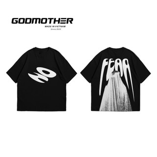 Áo Thun Cotton In Hình FEAR Nam Nữ Unisex Godmother