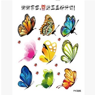 Decal dán tường cây trái tim hồng