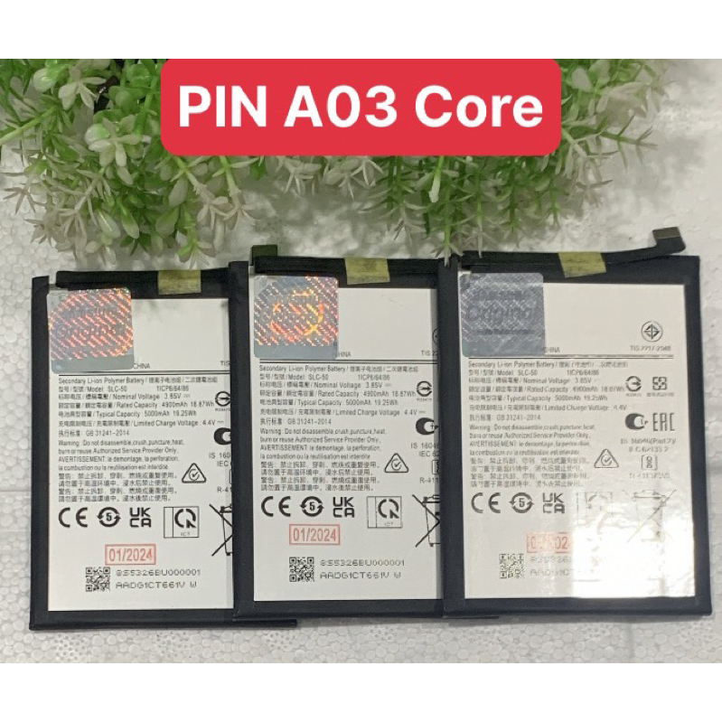 pin dành cho điện thoại sam sung a03 core/ pin samsung a03 core zin mới