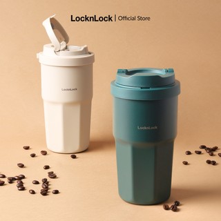 Bình giữ nhiệt LocknLock Vacuum Coffee Tumbler 460ml 2 màu bằng thép không gỉ 316L sơn tĩnh điện LHC3329