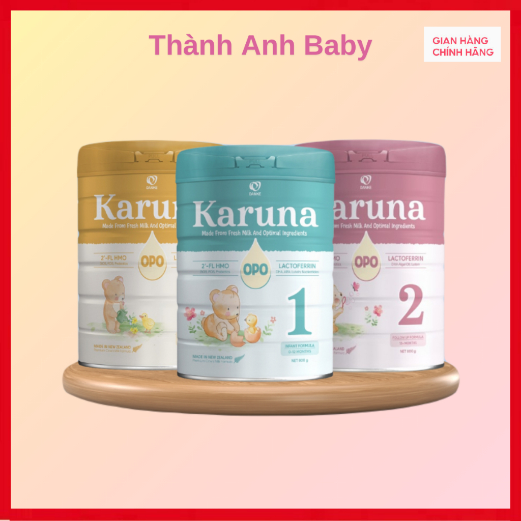 Sữa Karuna nhập khẩu New Zealand lon 800g Đủ Số 013