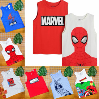 1 Áo thun ba lỗ bé trai siêu anh hùng size nhí 12M- 5T(10-24kg) Vnxk mhb