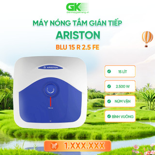 Blu 15 r 2.5 fe - miễn phí công lắp đặt - máy nước nóng ariston 15l blu 15r 2.5fe - giao toàn quốc