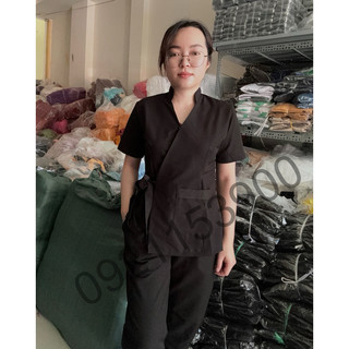 Đồng phục spa màu đen