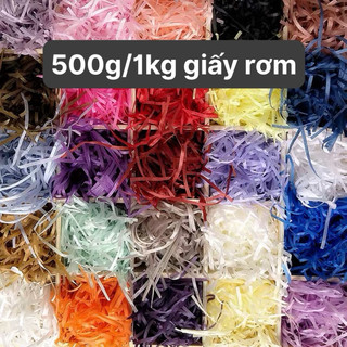 Giấy rơm giấy vụn lót hộp quà tặng