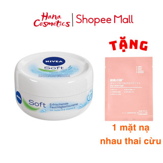 Kem Dưỡng Ẩm Nivea Soft nhập khẩu Đức, Dưỡng Ẩm Và Cải Thiện Tình Trạng Khô Da, Nứt Nẻ 200ml