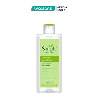 Nước Cân Bằng Simple Soothing Facial Toner Không Chứa Cồn Giúp Làm Dịu Da 200ml
