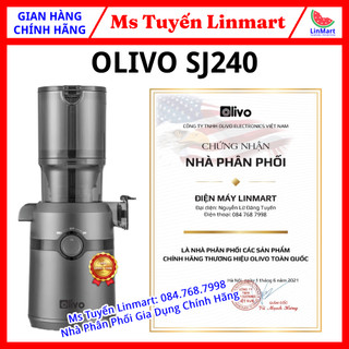 Máy Ép Chậm OLIVO SJ240 - Phiên Bản Giới Hạn Màu Titanium - Thương Hiệu Mỹ