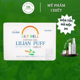 Bông Tẩy Trang Lily Bell Lilian Puff Cotton 222 miếng