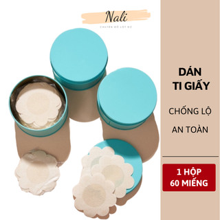 Hộp 60 Miếng Dán Ti Giấy Dùng 1 Lần Chống Thấm Nước Thoải Mái Vận Động NL069