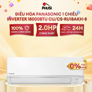 Ru18akh máy lạnh panasonic inverter 2 hp cu/cs-ru18akh-8