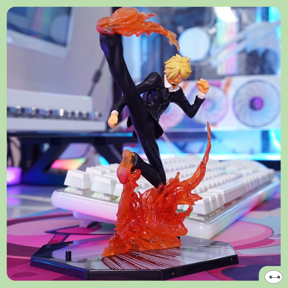 MÔ HÌNH ONE PIECE SANJI ĐÁ LỬA CAO 16CM HÀNG ĐẸP
