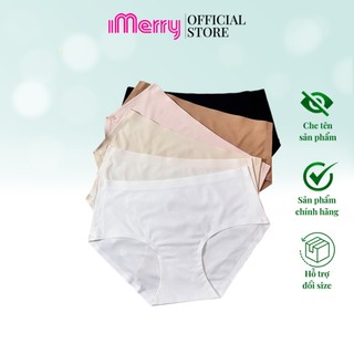 Combo 6 quần lót nữ bonding iMERRY cạp cao không đường may,không gây hằn vết,thiết kế bề mặt lỗ li ti,thoáng khí VQ030A