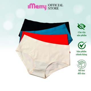 Quần lót su nữ iMERRY chất su nhám, không đường may cạp vừa mềm mại, thoáng khí, co giãn đa chiều VQ120